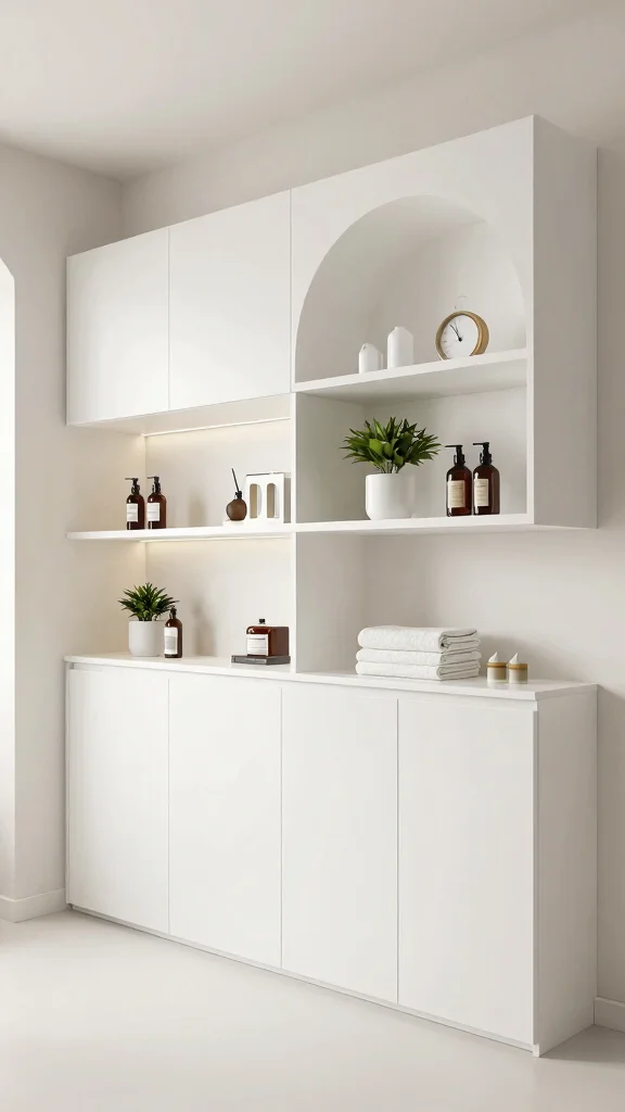 12 UK Modern Bathroom Ideas for a Sleek Contemporary Interior - 11. Customized Storage Solutions 1