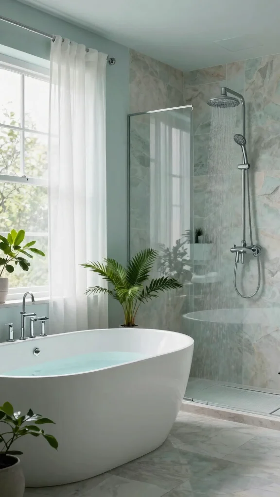 12 UK Modern Bathroom Ideas for a Sleek Contemporary Interior - 4. Spa-like Retreat 1