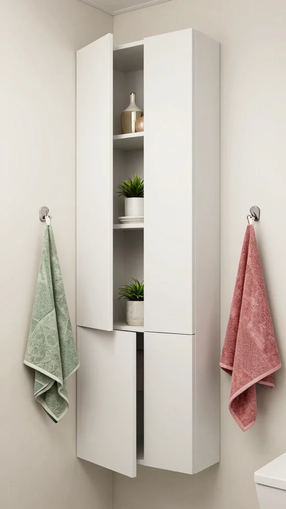12 Very Small Bathroom Ideas That Make Every Inch Work - 5. Vertical Storage Solutions 1