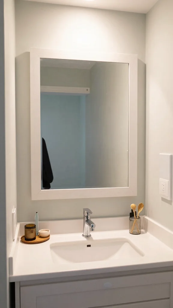 12 Very Small Bathroom Ideas That Make Every Inch Work - 6. Mirrored Accents 1