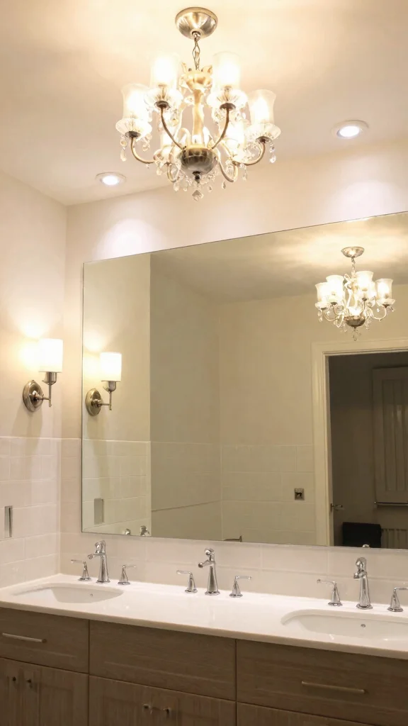 12 Windowless Bathroom Concepts for Light, Air, and Beautiful Design - 3. Bright Bathroom Lighting Solutions 1