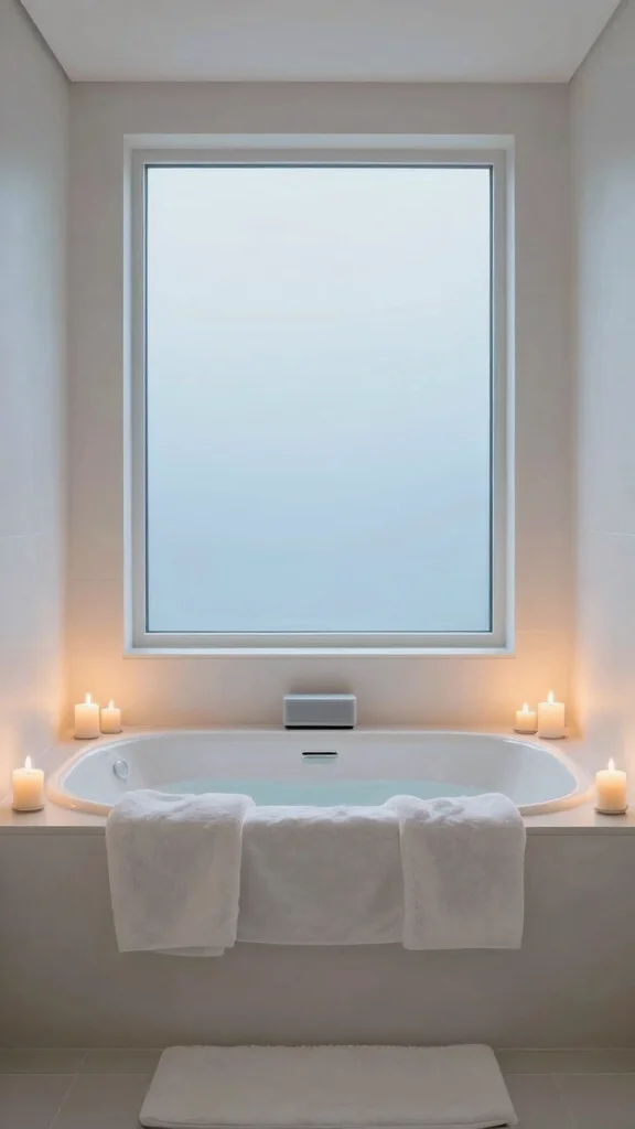 12 Windowless Bathroom Concepts for Light, Air, and Beautiful Design - 8. Create a Spa-Like Atmosphere 1