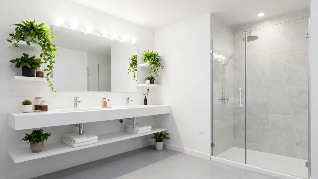 12 Windowless Bathroom Concepts for Light, Air, and Beautiful Design
