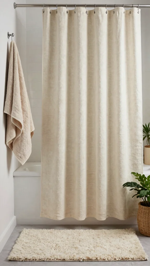 13 Bathroom Renovation Ideas That Add Value and Beauty - 8. Organic Textiles 1