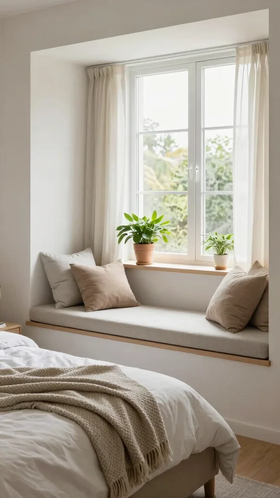 13 Bedroom Layout Ideas for Every Bed Size Room Shape and Style - 13. Balcony or Window Seat Integration 1