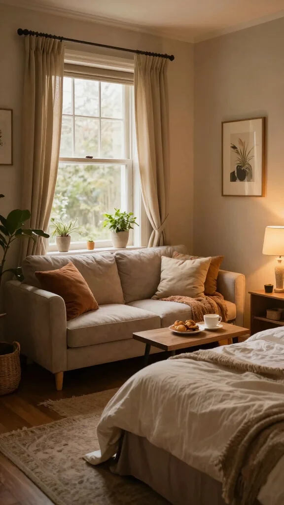13 Bedroom Layout Ideas for Every Bed Size Room Shape and Style - 7. Love Seat Setup for Couples 1