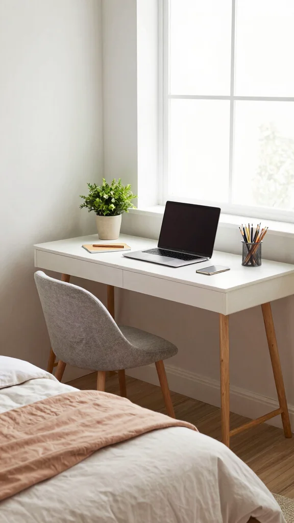 13 Bedroom Layout Ideas for Every Bed Size Room Shape and Style - 9. Desk Space Integration for Productivity 1