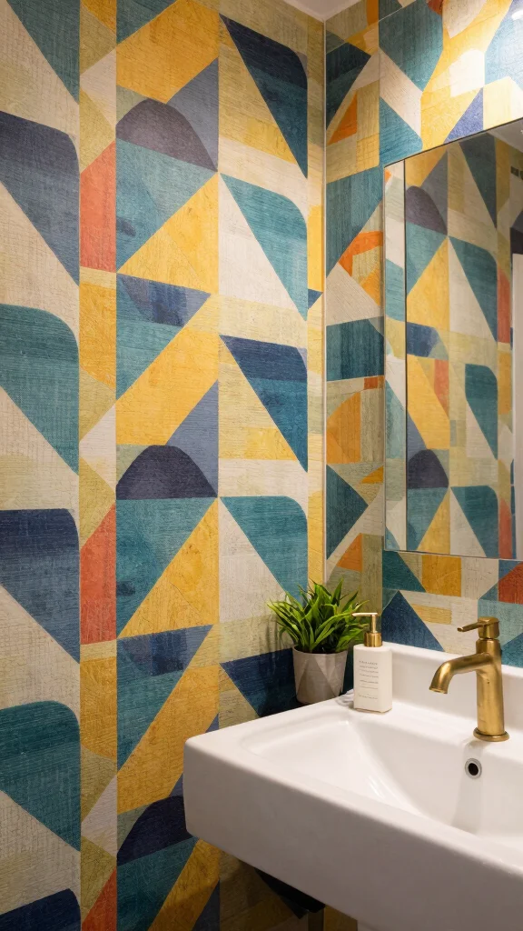 13 Budget Bathroom Ideas That Look Expensive Without the Price Tag - 1. DIY Accent Wall 1