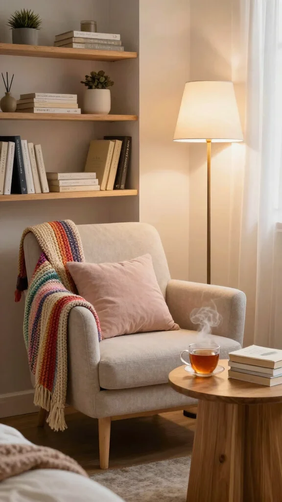 13 Budget Bedroom Ideas That Look Expensive Without the Price Tag - 7. Create a Cozy Reading Nook 1