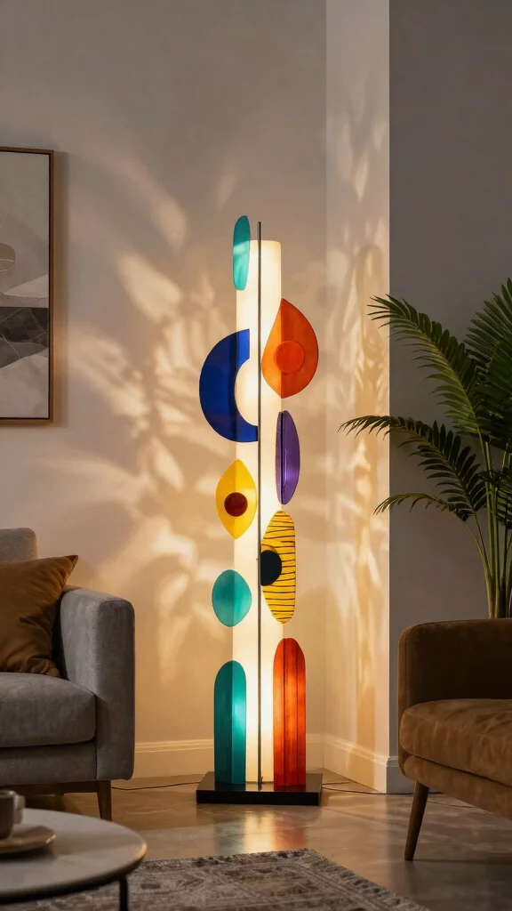 13 Living Room Ceiling Lighting Ideas for Ambient Task and Accent Layers - 11. Artistic Light Sculptures 1