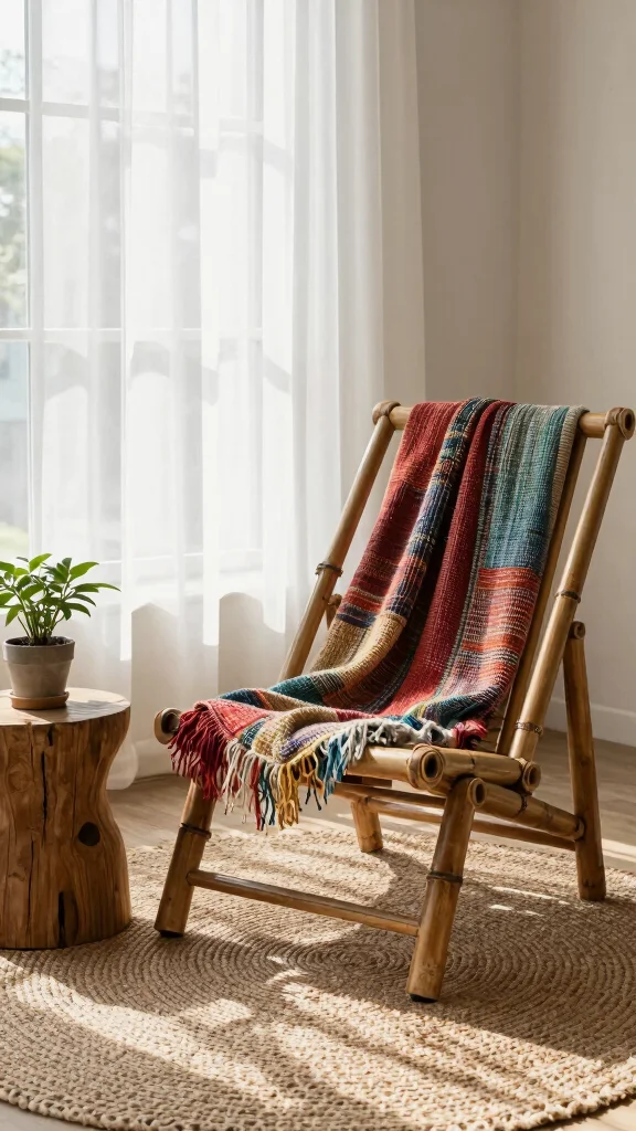 13 Living Room Chair Ideas for Accent Reading and Extra Seating - 2. Bamboo Lounge Chair 1