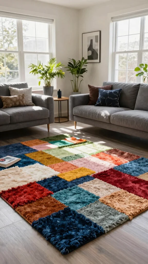 13 Living Room Rug Suggestions for Every Style, Color, and Layout - 10. Recycled Material Rugs 1