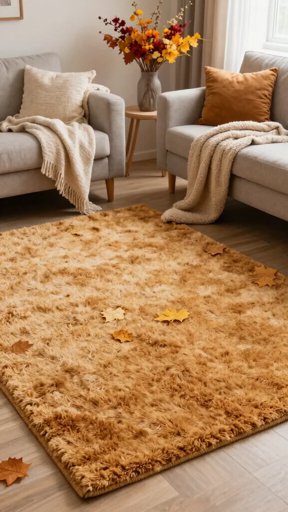 13 Living Room Rug Suggestions for Every Style, Color, and Layout - 13. Seasonal Rugs for a Fresh Look 1