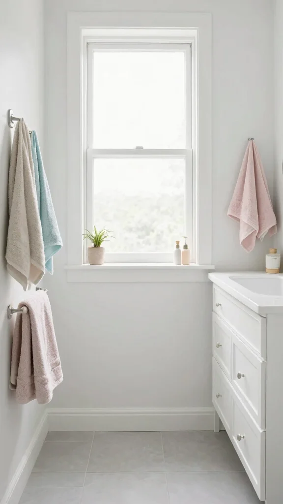 14 Small Bathroom Ideas to Maximize Style in a Tight Space - 3. Lighten Up with Colors 1