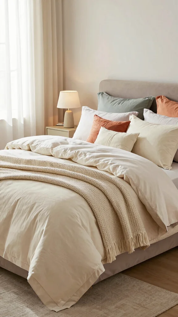 14 Small Bedroom Ideas That Make Every Inch Count - 10. Choose the Right Bedding 1