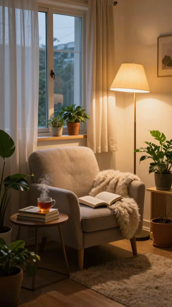 14 Small Bedroom Ideas That Make Every Inch Count - 4. Create a Cozy Reading Nook 1