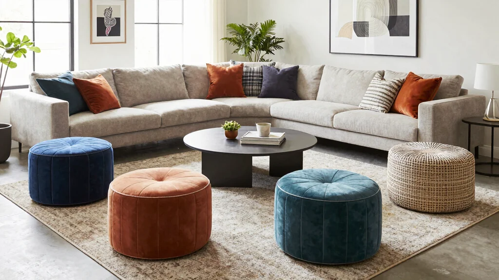 12 Living Room Ottoman Ideas for Extra Seating, Storage, and Style – cozylivingfurniture.blog