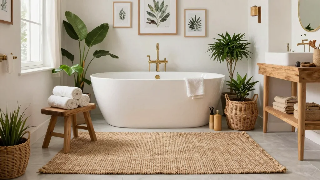 12 Jute Rug Ideas for the Bathroom for a Natural Earthy Texture – cbconceptfurniture.blog